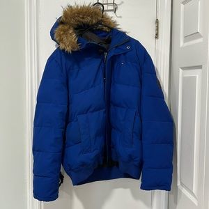 Mens warm puffer jacket